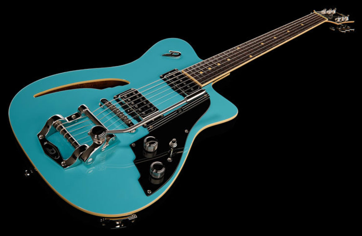 Duesenberg Caribou Hs Trem Rw - Narvik Blue - Guitare Électrique Single Cut - Variation 1