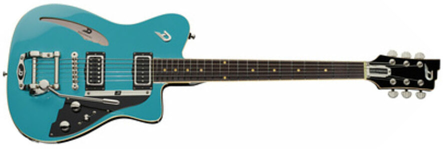 Duesenberg Caribou Hs Trem Rw - Narvik Blue - Guitare Électrique Single Cut - Main picture