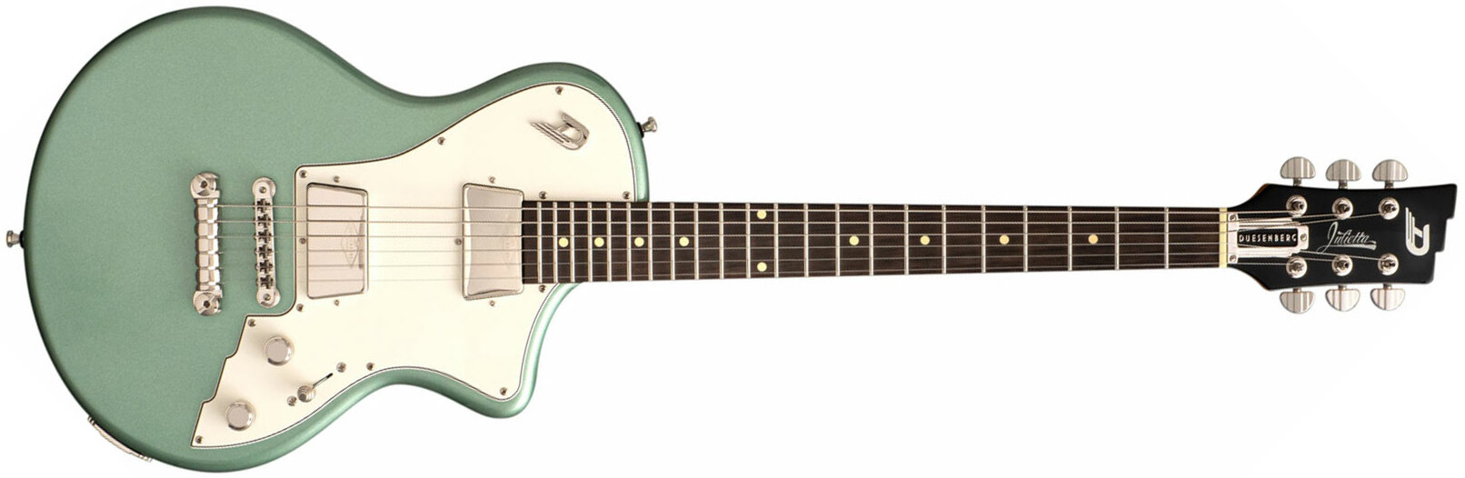 Duesenberg Julietta 2h Ht Rw - Catalina Harbor Green - Guitare Électrique Single Cut - Main picture