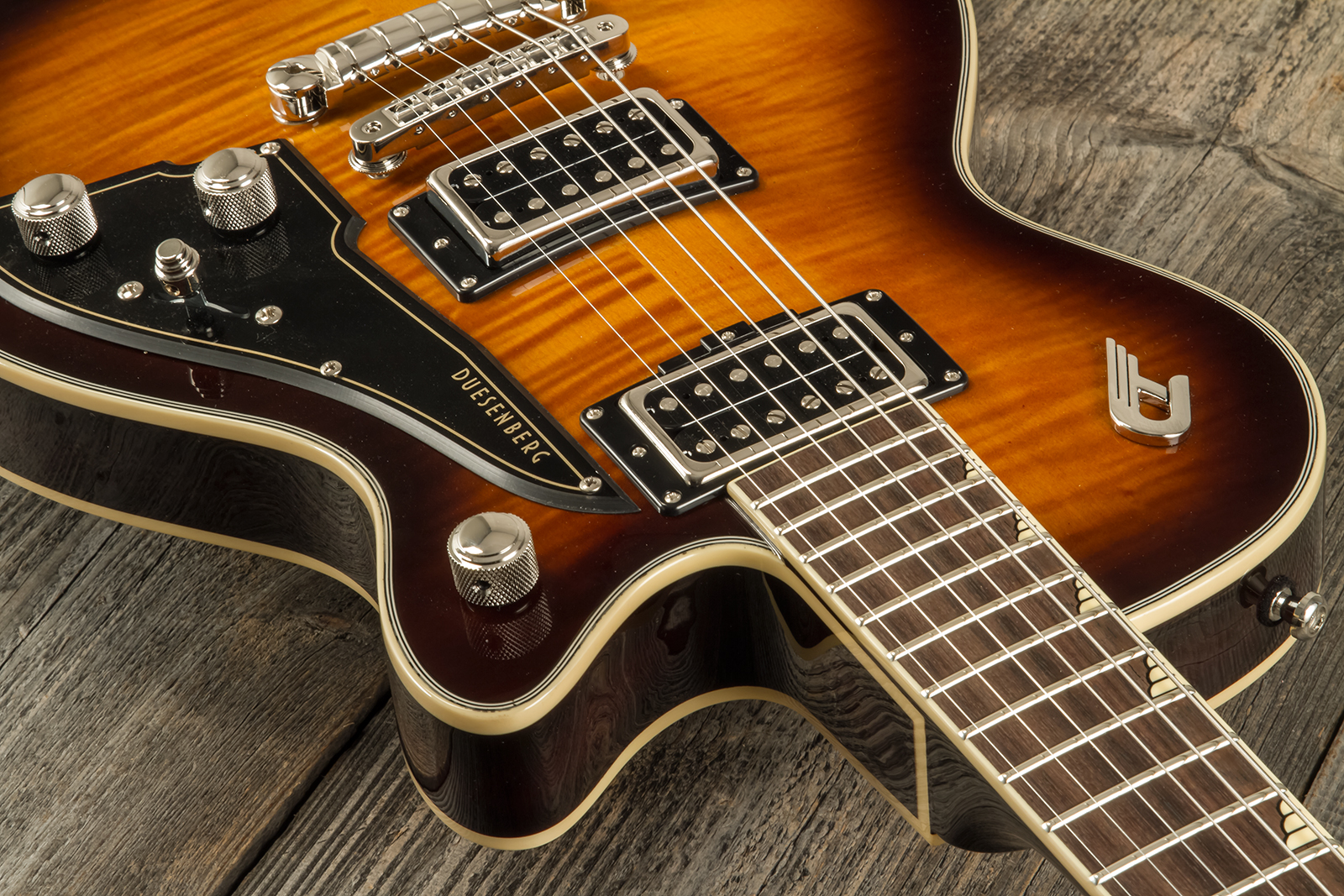 Duesenberg Fantom S 2h Ht Rw - Light Antique Burst - Guitare Électrique Single Cut - Variation 6