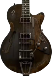 Guitare électrique 1/2 caisse Duesenberg Custom Shop Starplayer TV - Rusty Relic