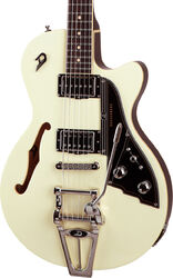 Guitare électrique 1/2 caisse Duesenberg Starplayer TV - Vintage white