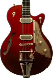 Guitare électrique 1/2 caisse Duesenberg Starplayer TV Phonic - Balboa Pearl Red