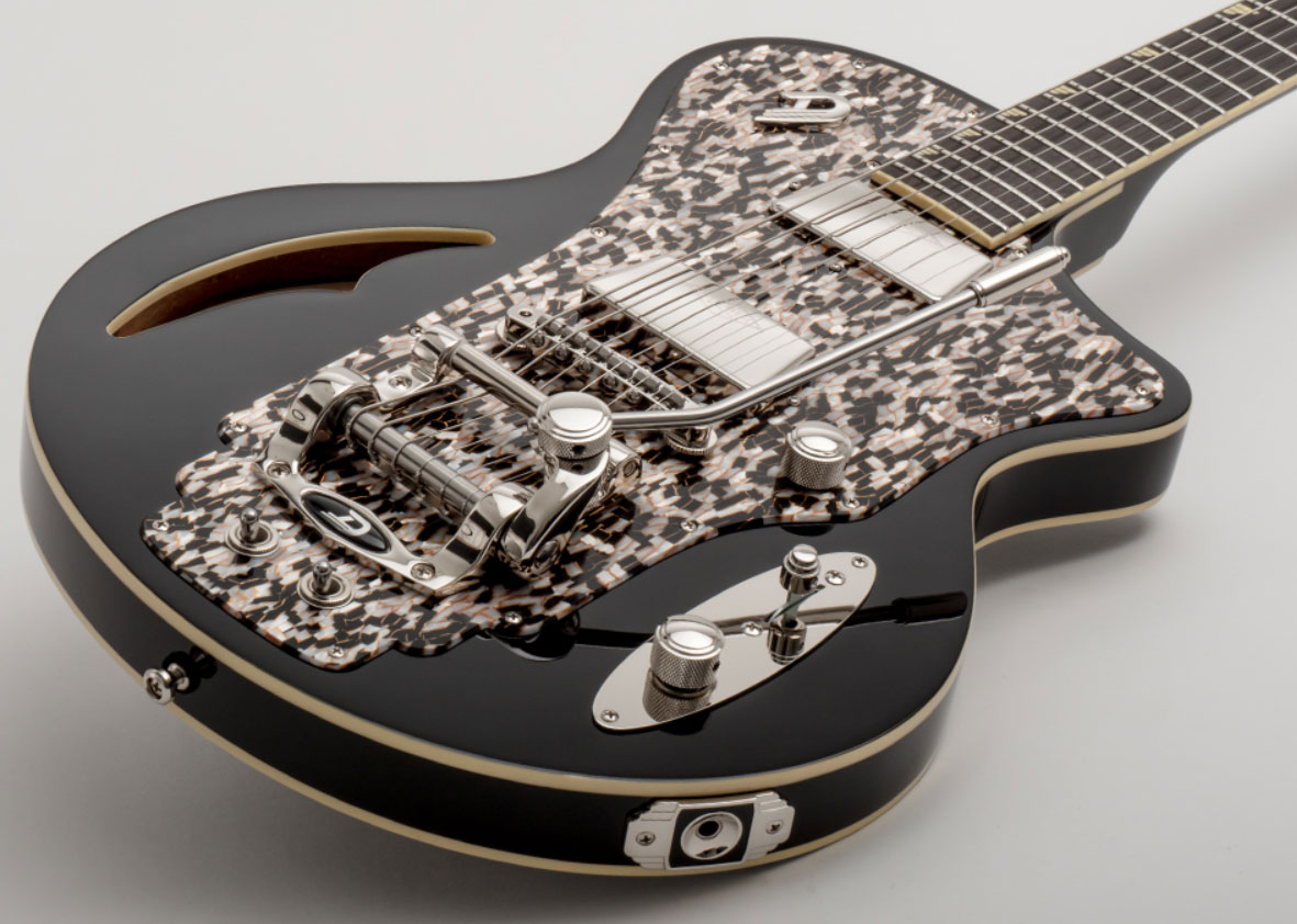 Duesenberg Julia Hs Trem Rw - Black - Guitare Électrique Single Cut - Variation 1