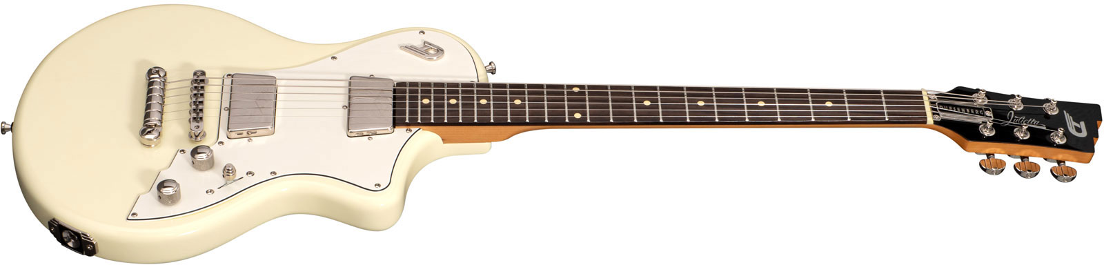 Duesenberg Julietta 2h Ht Rw - Vintage White - Guitare Électrique Single Cut - Variation 1