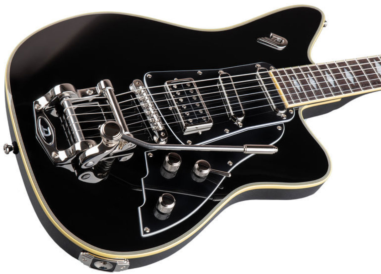 Duesenberg Paloma Hss Trem Rw - Black - Guitare Électrique Single Cut - Variation 1