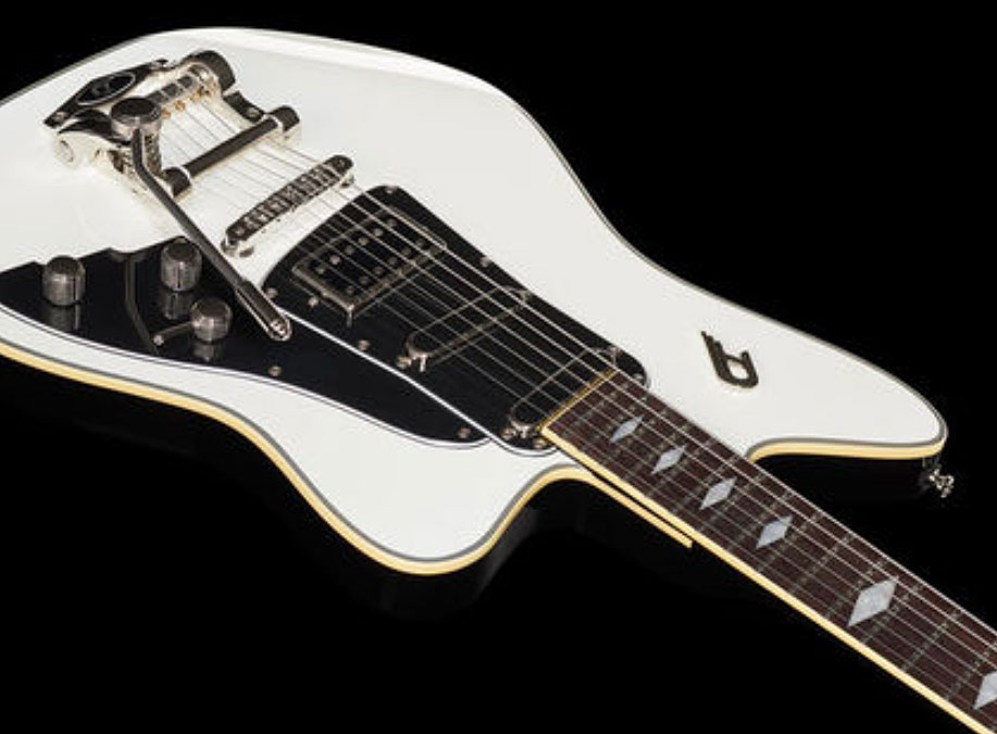 Duesenberg Paloma Hss Trem Rw - White - Guitare Électrique Single Cut - Variation 2