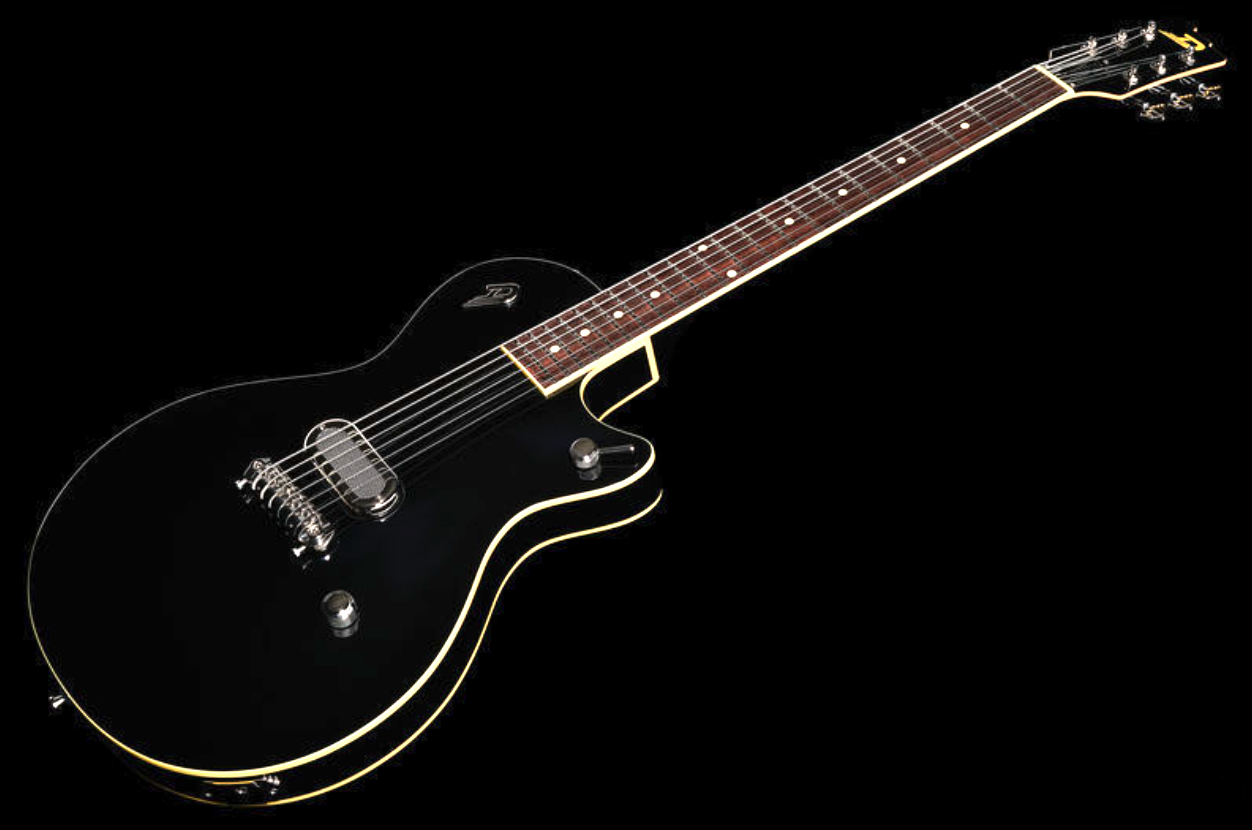 Duesenberg Senior Chambered H Ht Rw - Black - Guitare Électrique Single Cut - Variation 1