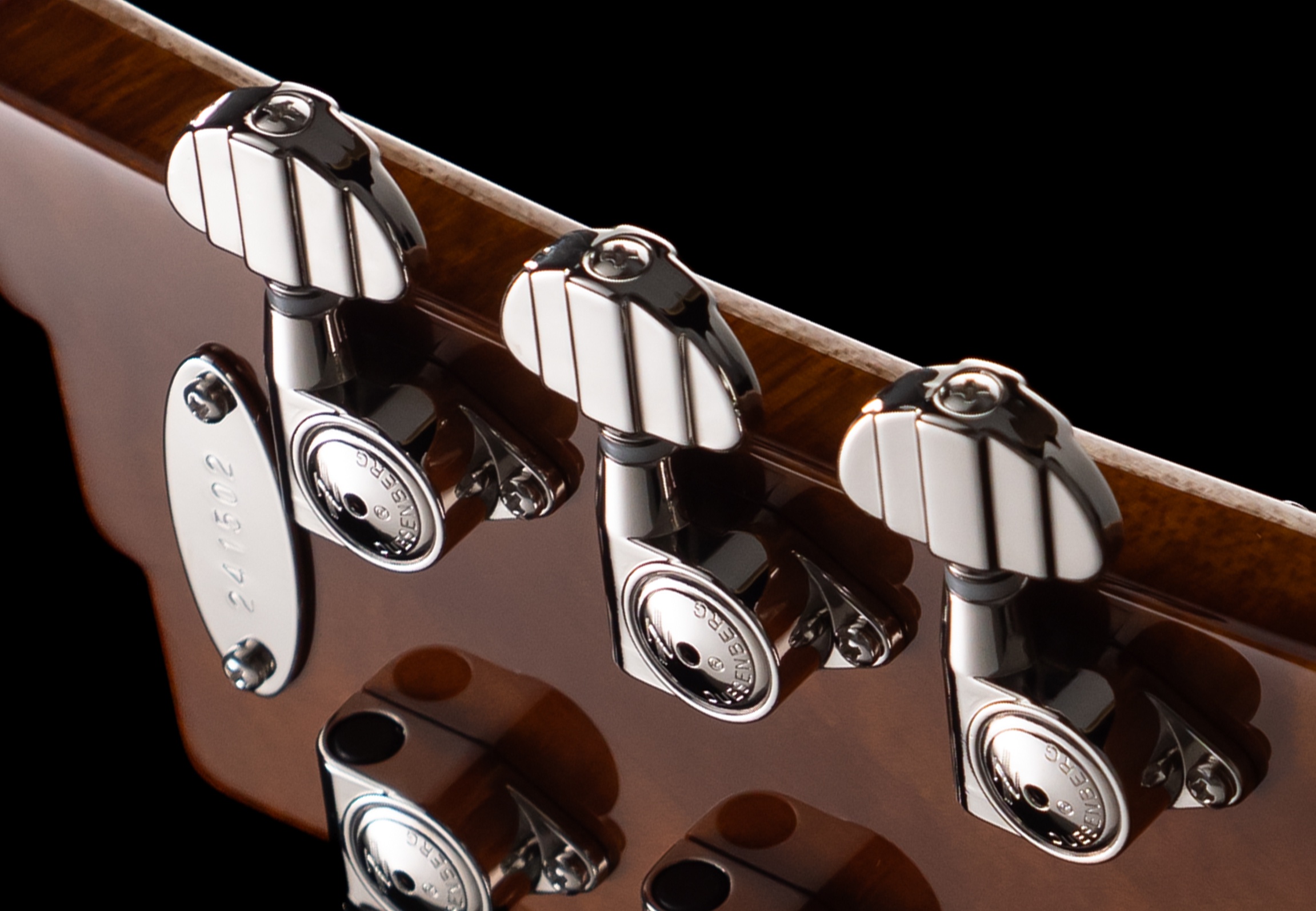 Duesenberg Starplayer Cbr Hs Trem Bigsby Rw - Transparent Black Burst - Guitare Électrique 1/2 Caisse - Variation 9