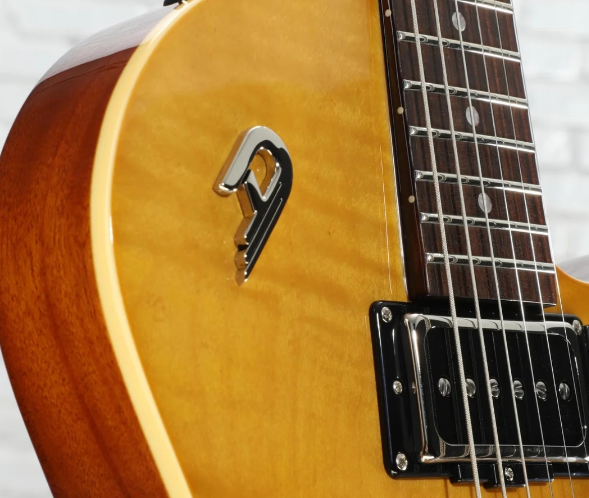 Duesenberg Starplayer Cbr Hs Trem Bigsby Rw - Transparent Honey - Guitare Électrique 1/2 Caisse - Variation 2