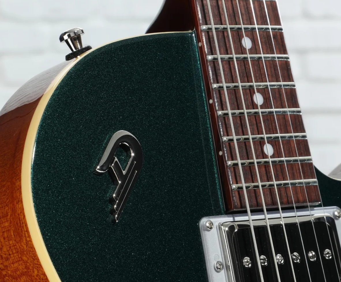 Duesenberg Starplayer Cbr Hs Trem Bigsby Rw - Catalina Green - Guitare Électrique 1/2 Caisse - Variation 3
