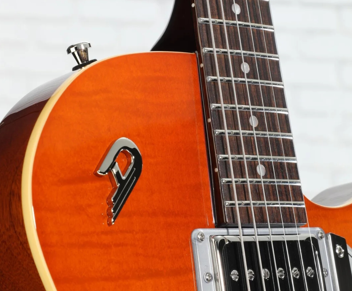 Duesenberg Starplayer Cbr Hs Trem Bigsby Rw - Transparent Vintage Orange - Guitare Électrique 1/2 Caisse - Variation 3