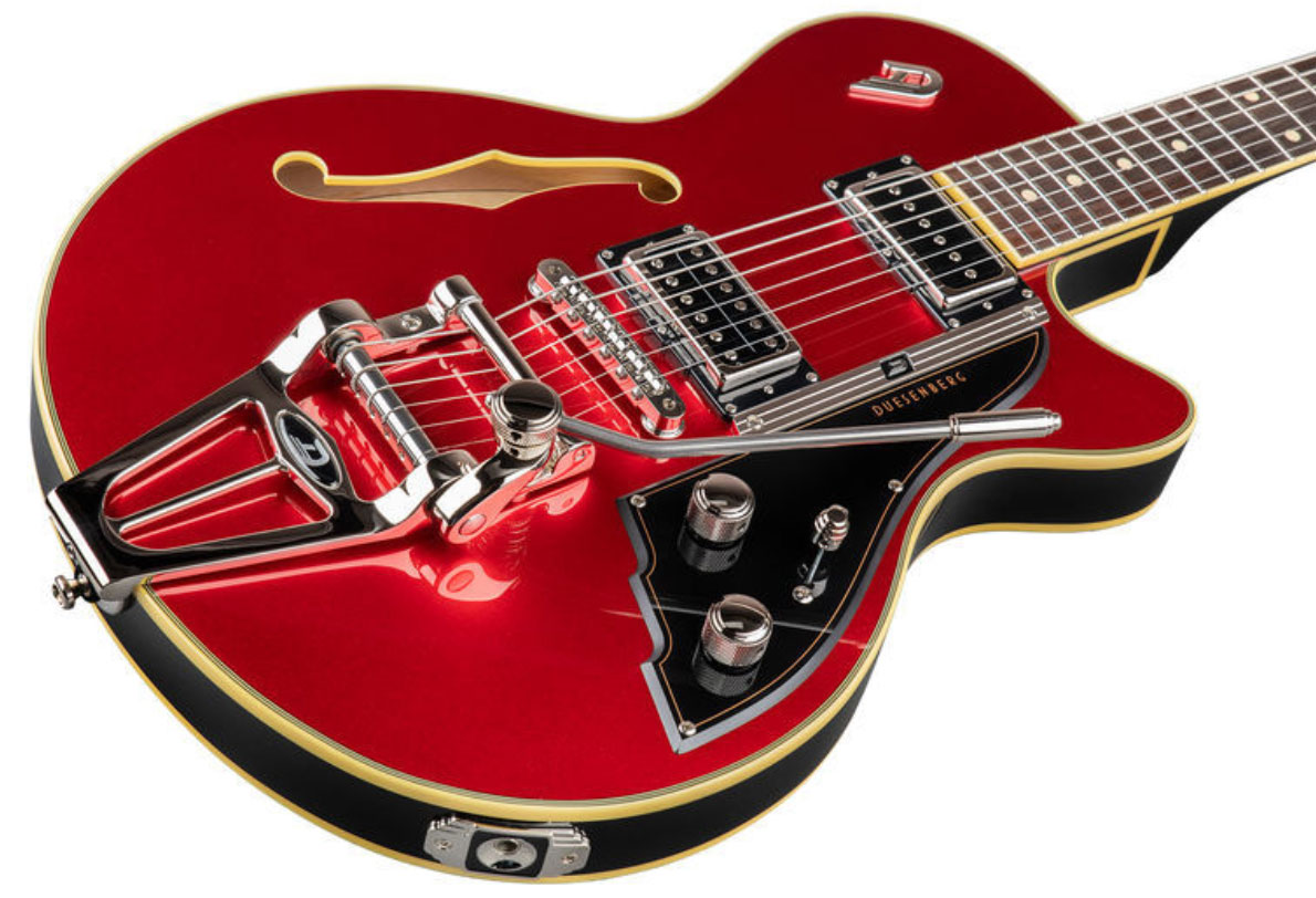 Duesenberg Starplayer Iii Hs Trem Rw - Catalina Red - Guitare Électrique 1/2 Caisse - Variation 1