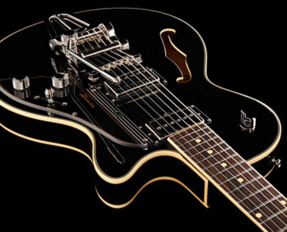 Duesenberg Starplayer Iii Hs Trem Rw - Black - Guitare Électrique 1/2 Caisse - Variation 2