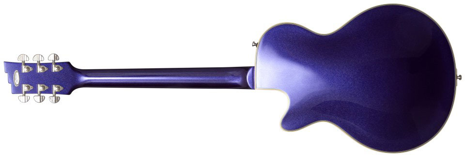 Duesenberg Starplayer Tv Hs Trem Rw - Galaxy Burst Purple Metallic - Guitare Électrique 1/2 Caisse - Variation 2