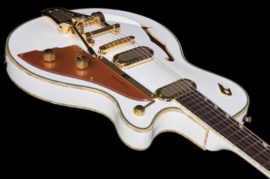 Duesenberg Starplayer Tv Phonic Hs Trem Rw - Venetian White - Guitare Électrique 1/2 Caisse - Variation 2