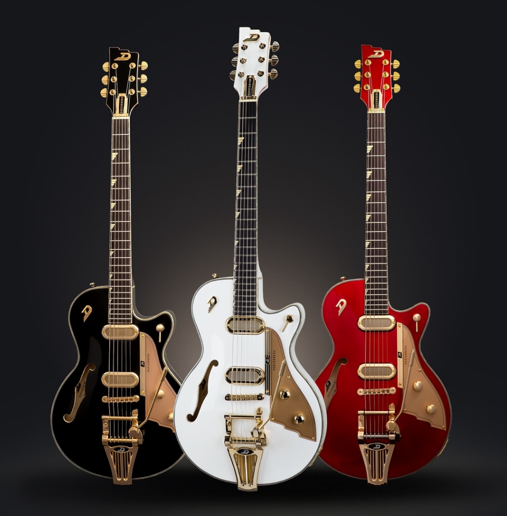 Duesenberg Starplayer Tv Phonic Hs Trem Rw - Balboa Pearl Red - Guitare Électrique 1/2 Caisse - Variation 4