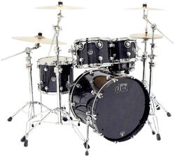 Batterie acoustique fusion Dw Performance Set Standard - 4 fûts - Ebony stain