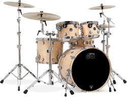 Batterie acoustique standard Dw Performance Set Standard - 4 fûts - Natural lacquer