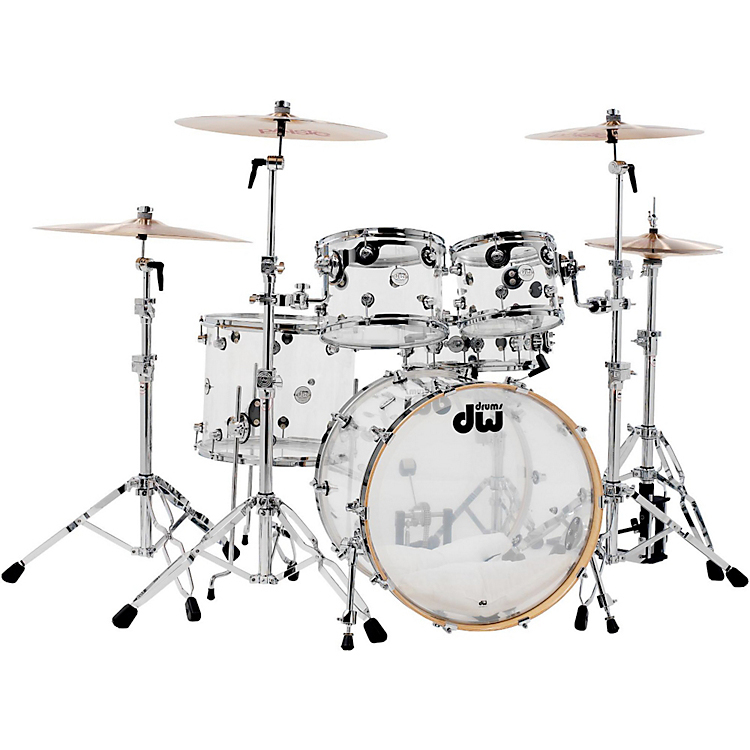 Dw Design Series Kit 5 FÛts Fusion 22'' Acrylic - 5 Futs - Acrylic - Batterie Acoustique Fusion - Variation 1