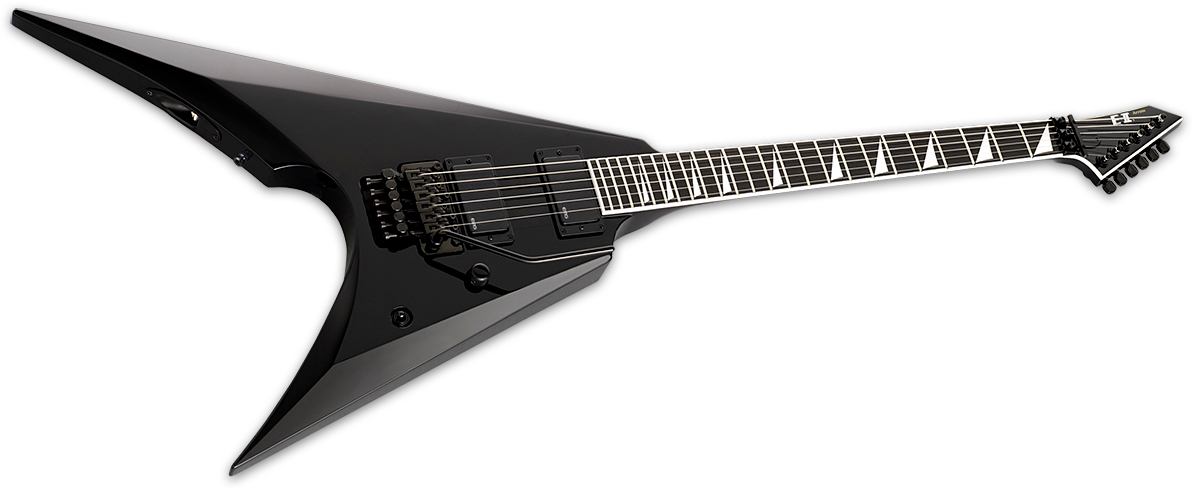 Esp E-ii Arrow Japon Hh Fr Eb - Black - Guitare Électrique MÉtal - Variation 1