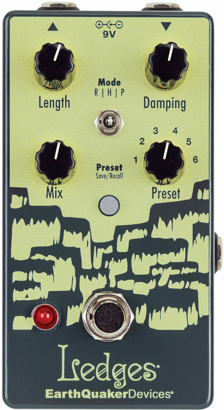 Earthquaker Ledges Tri-dimensional Reverbation Machine - PÉdale Reverb / Delay / Echo - Main picture