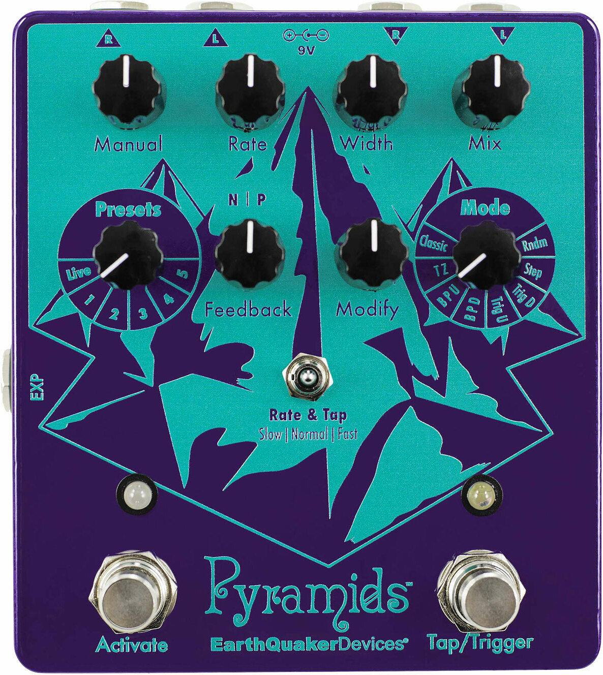 Earthquaker Pyramids Flanger - PÉdale Chorus / Flanger / Phaser / Tremolo - Main picture