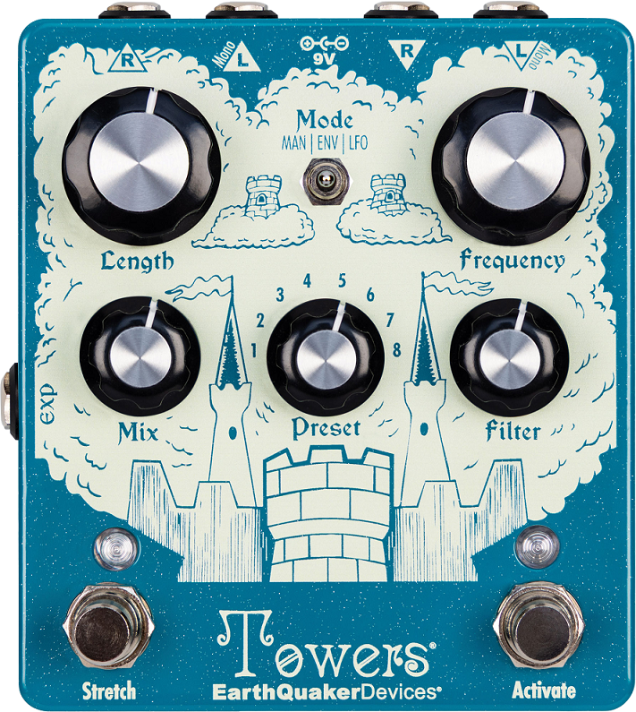 Earthquaker Devices Towers - PÉdale Reverb / Delay / Echo - Main picture