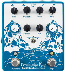 Pédale reverb / delay / echo Earthquaker Avalanche Run Stereo Reverb & Delay V2