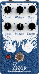 Pédale overdrive / distortion / fuzz Earthquaker Zoar