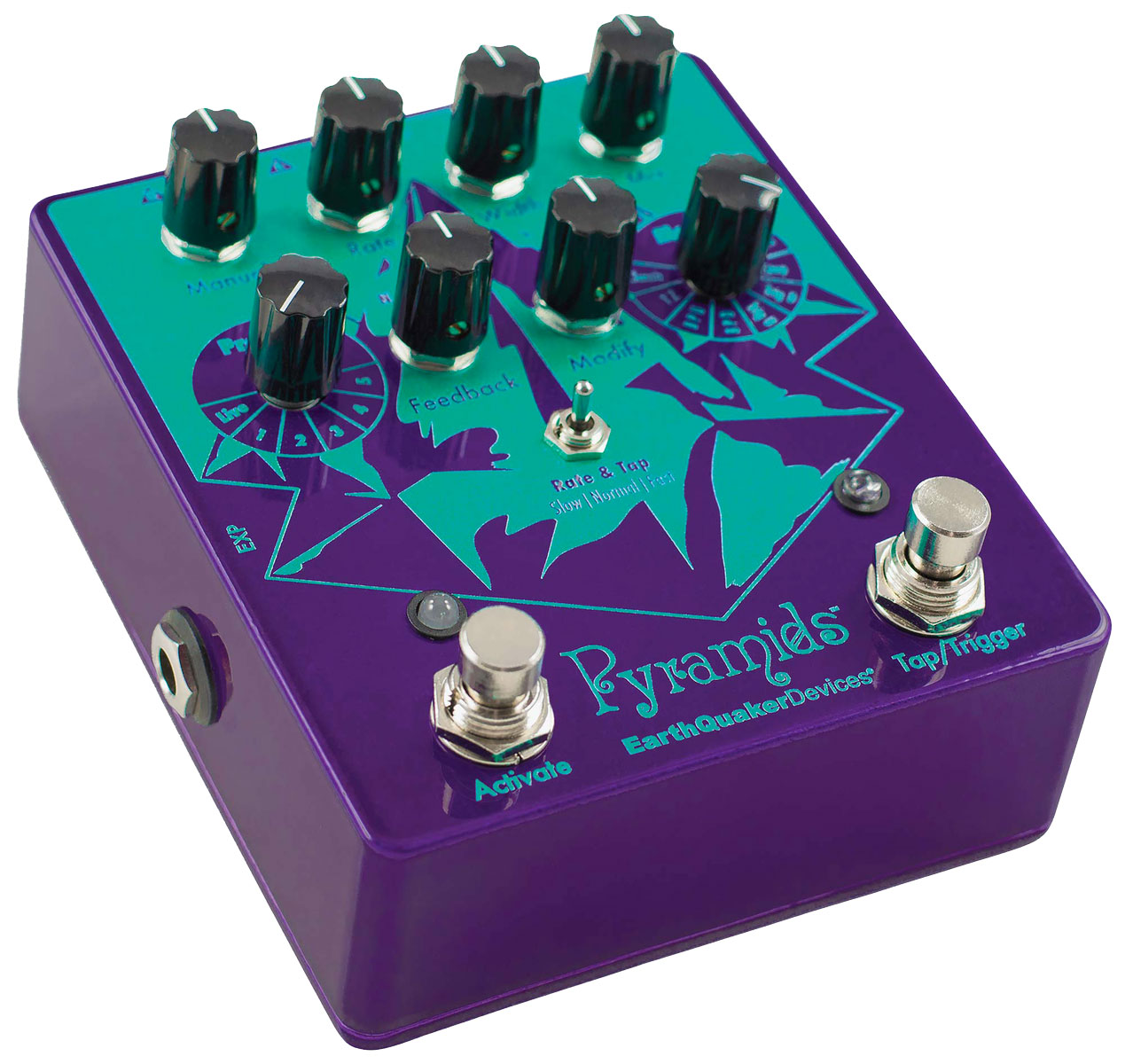 Earthquaker Pyramids Flanger - PÉdale Chorus / Flanger / Phaser / Tremolo - Variation 2