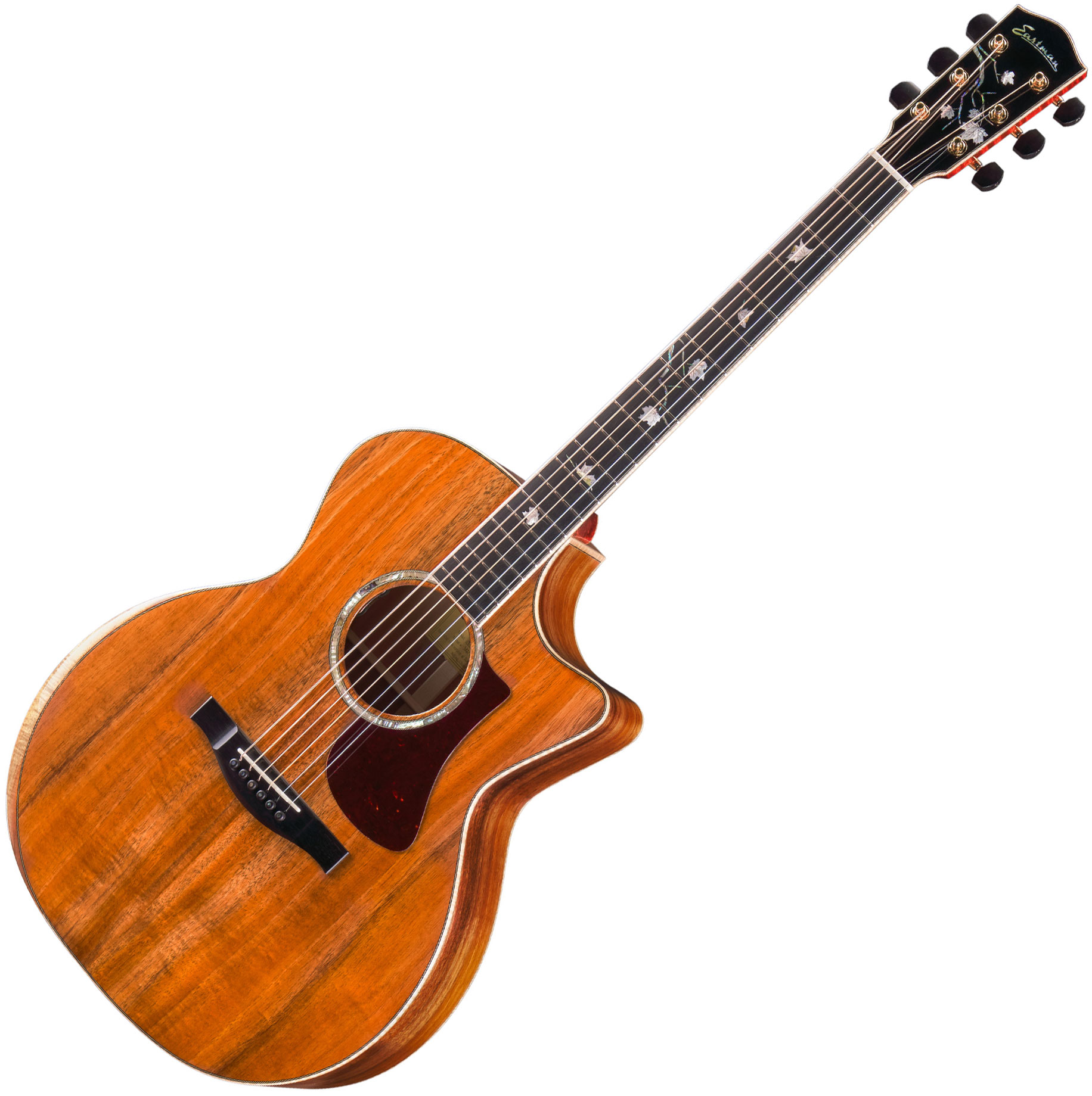 Eastman Ac622ce-koa-ltd Grand Auditorium Cw Tout Koa Eb - Natural - Guitare Acoustique - Variation 1