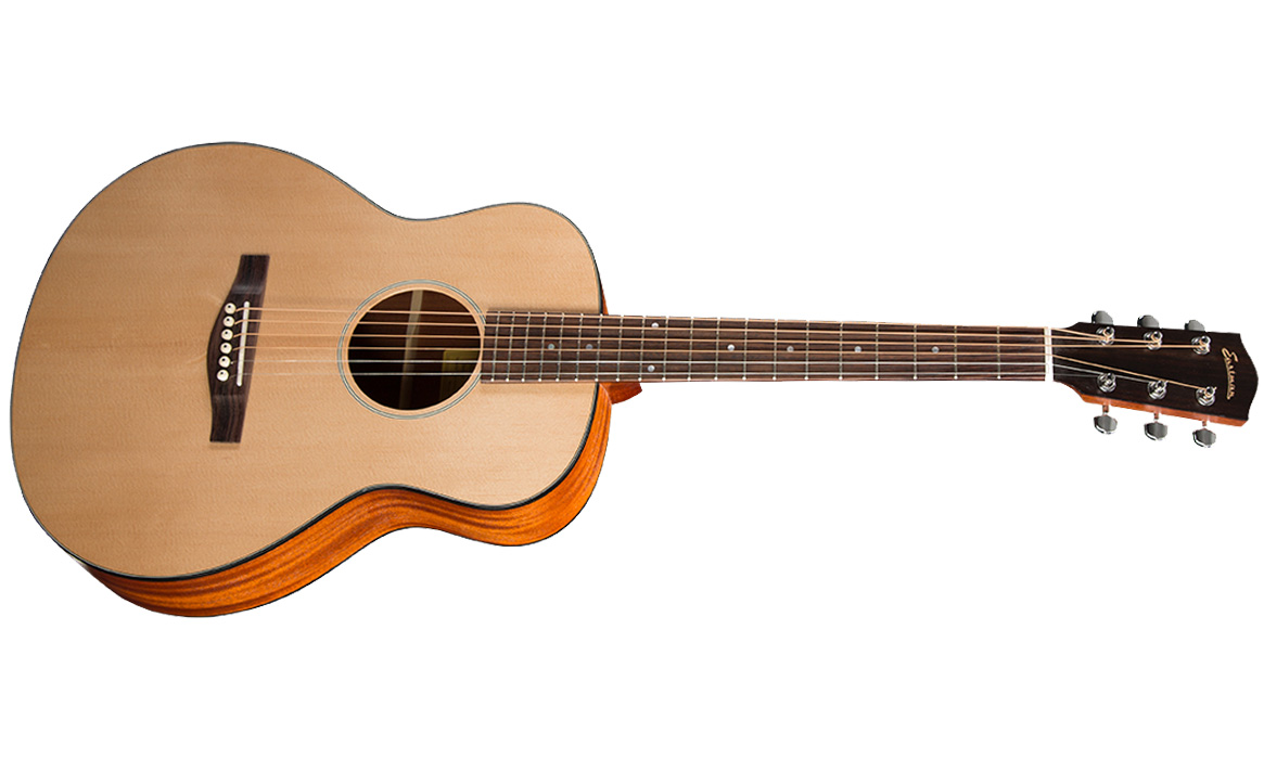 Eastman Actg1 Travel Mini Auditorium Epicea Sapele Rw - Naturel - Guitare Acoustique - Variation 1