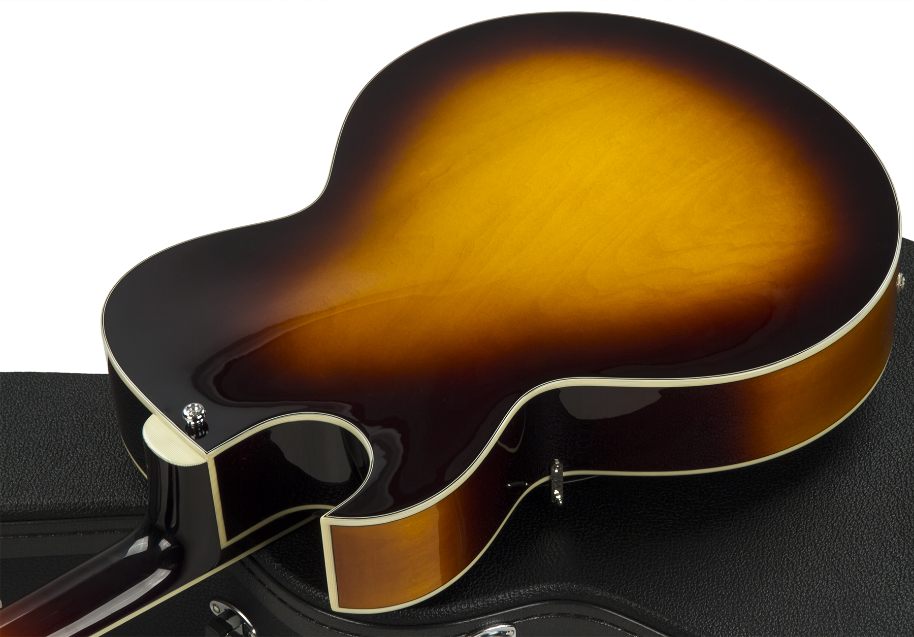 Eastman Ar372ce Lh Gaucher Archtop Laminate Tout Erable Rw +etui - Sunburst - Guitare Électrique Gaucher - Variation 2