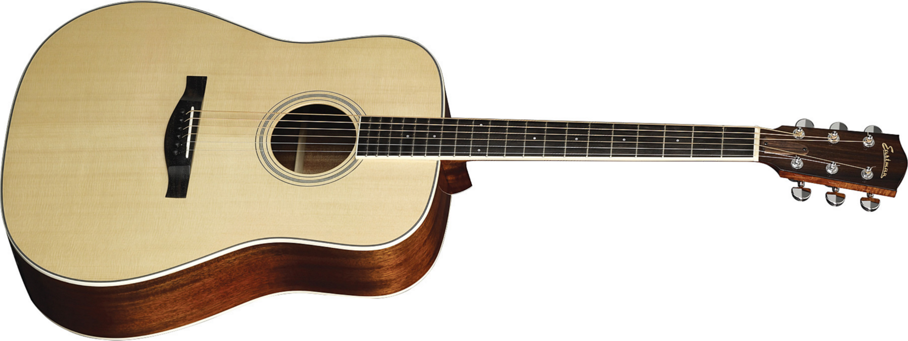 Eastman Ac320ce Dreadnought Cw Epicea Sapele +etui - Natural Gloss - Guitare Acoustique - Main picture