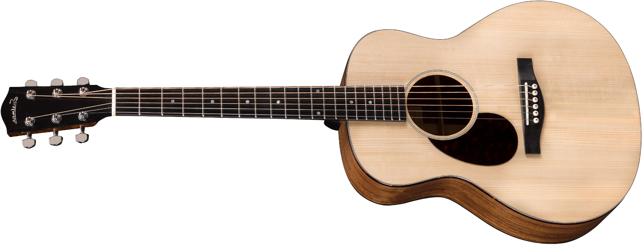 Eastman Actg2e Travel Gaucher Epicea Ovangkol Eb +housse - Natural - Guitare Acoustique - Main picture