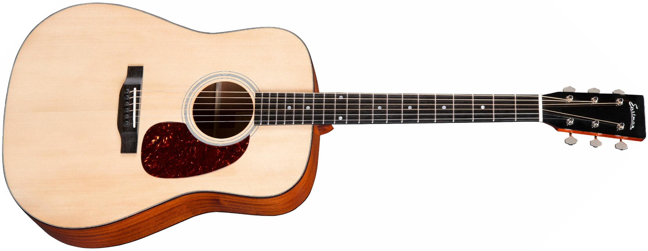 Eastman E1d Traditional Dreadnought Epicea Sapele Eb +housse - Natural Satin - Guitare Acoustique - Main picture