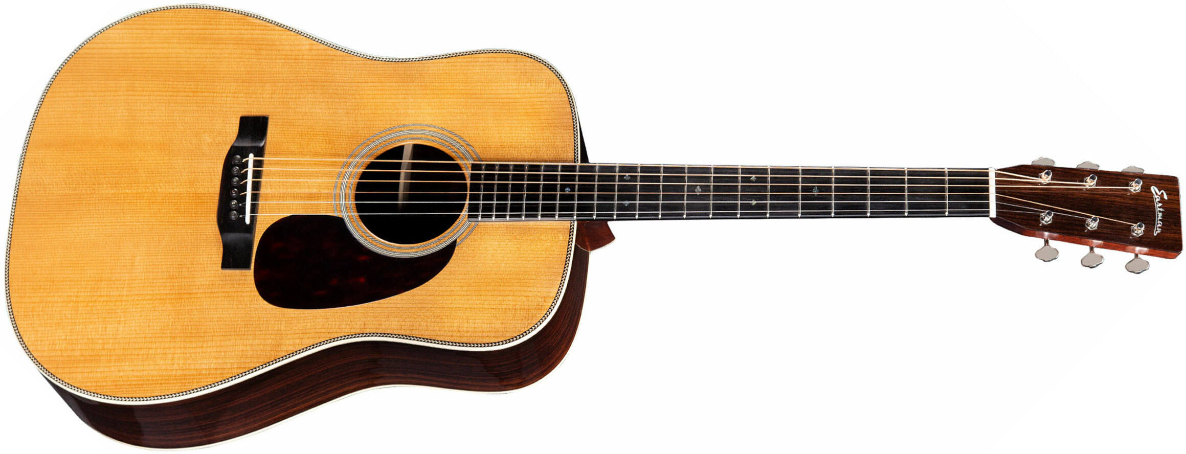 Eastman E20d-tc Traditional Dreadnought Epicea Palissandre Eb +etui - Natural - Guitare Acoustique - Main picture