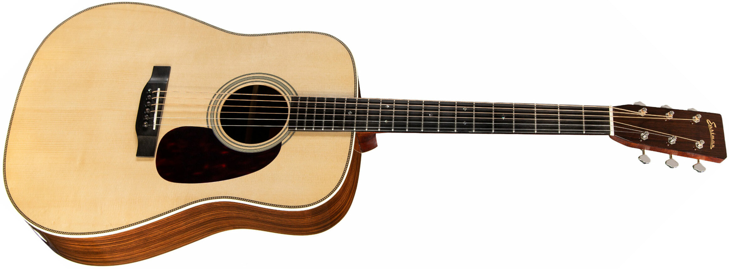 Eastman E20d Traditional Dreadnought Epicea Palissandre Eb +etui - Natural - Guitare Acoustique - Main picture