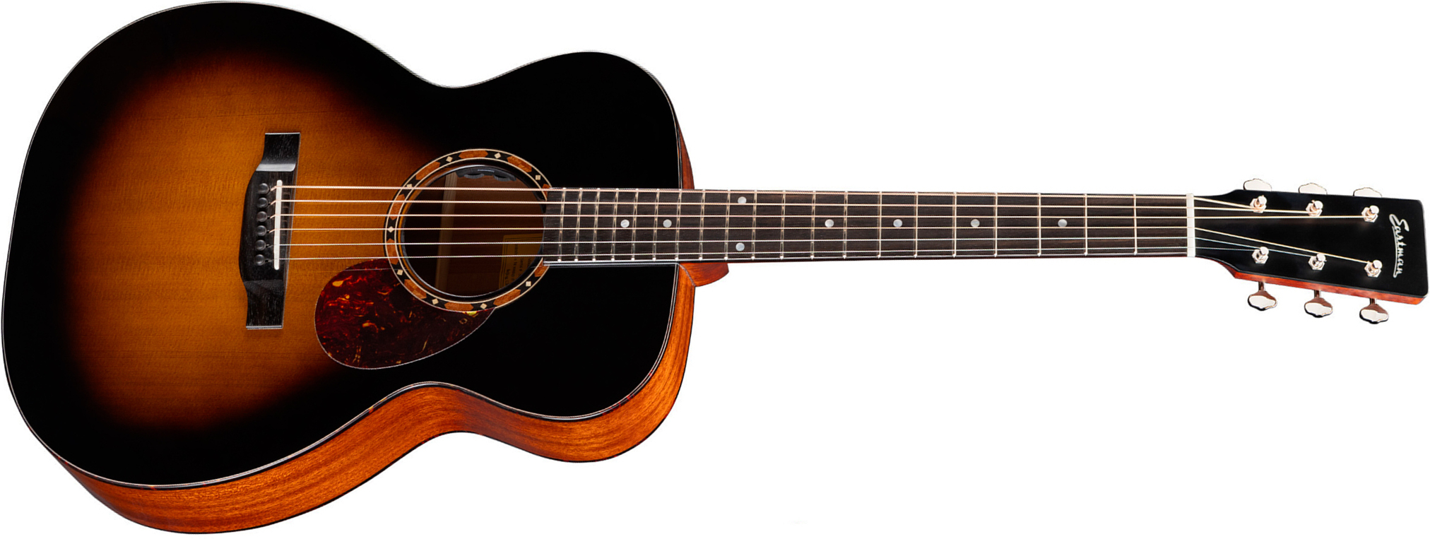 Eastman E2om Deluxe Orchestra Model Shsc Cedre Sapele Eb - Truetone Gloss Sunburst - Guitare Folk - Main picture