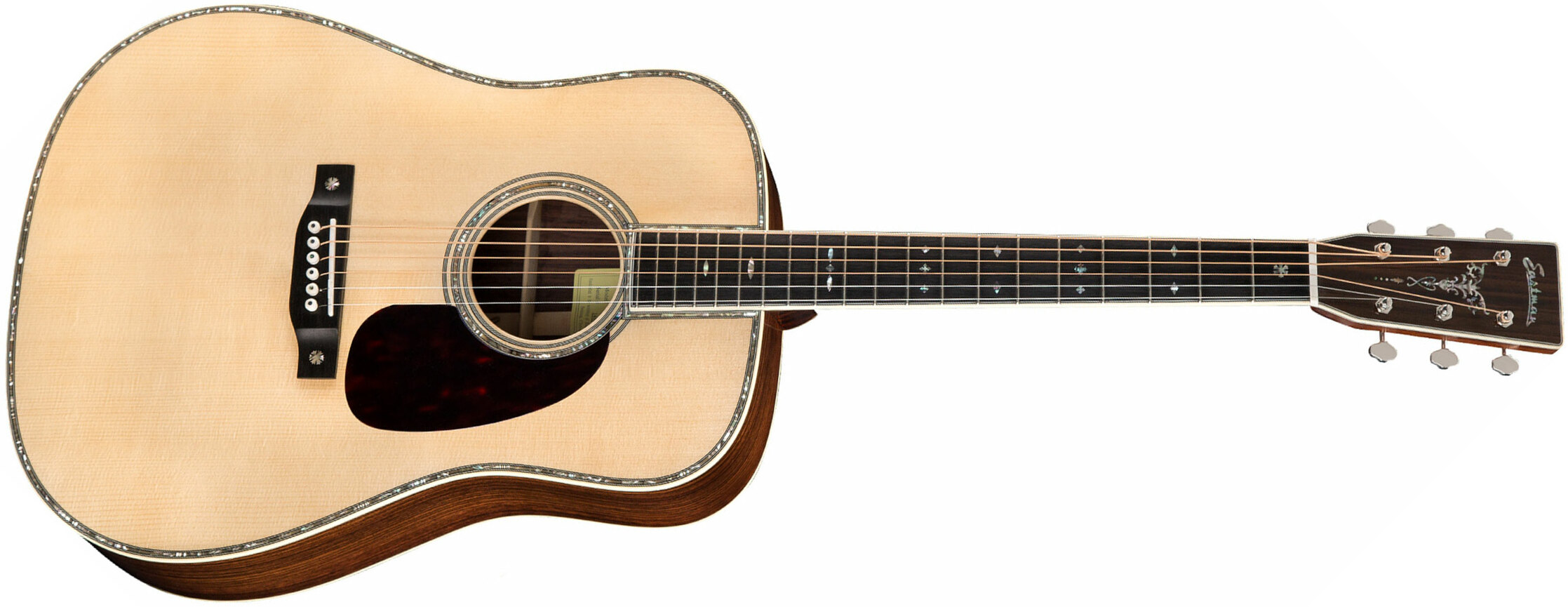 Eastman E40d Traditional Dreadnought Epicea Palissandre Eb +etui - Natural - Guitare Acoustique - Main picture