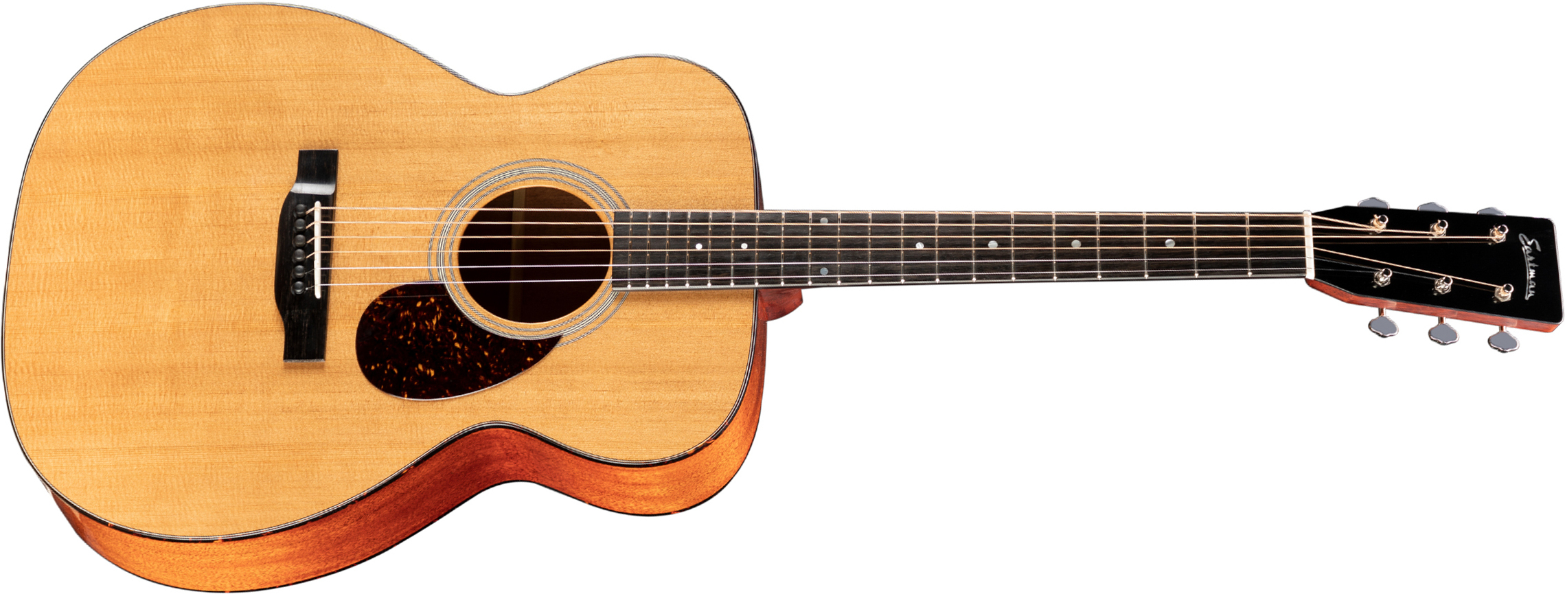 Eastman E6om-tc Traditional Om Epicea Acajou Eb +etui - Natural - Guitare Acoustique - Main picture