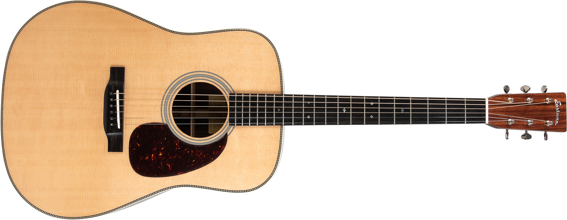 Eastman E8d Traditional Dreadnought Epicea Palissandre Eb +etui - Natural - Guitare Acoustique - Main picture