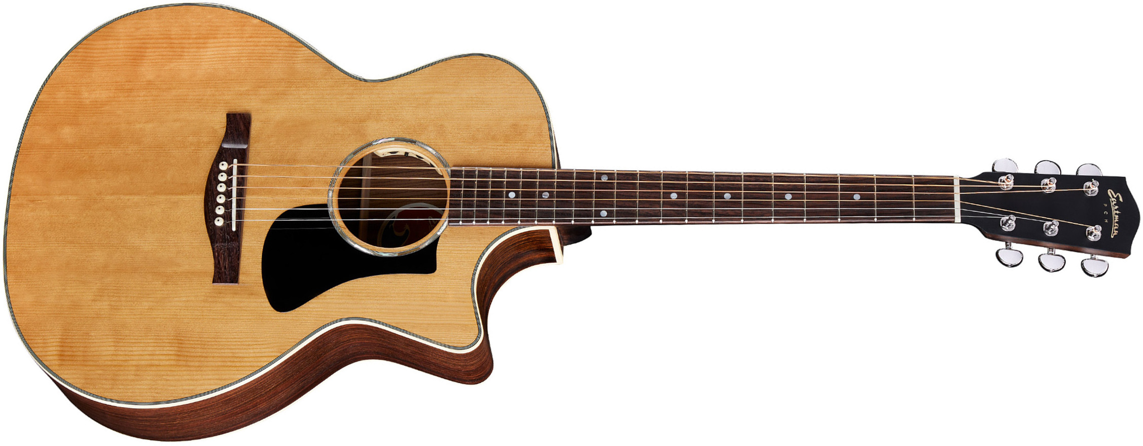 Eastman Pch2-gace Grand Auditorium Cw Epicea Palissandre Rw - Truetone Natural - Guitare Electro Acoustique - Main picture