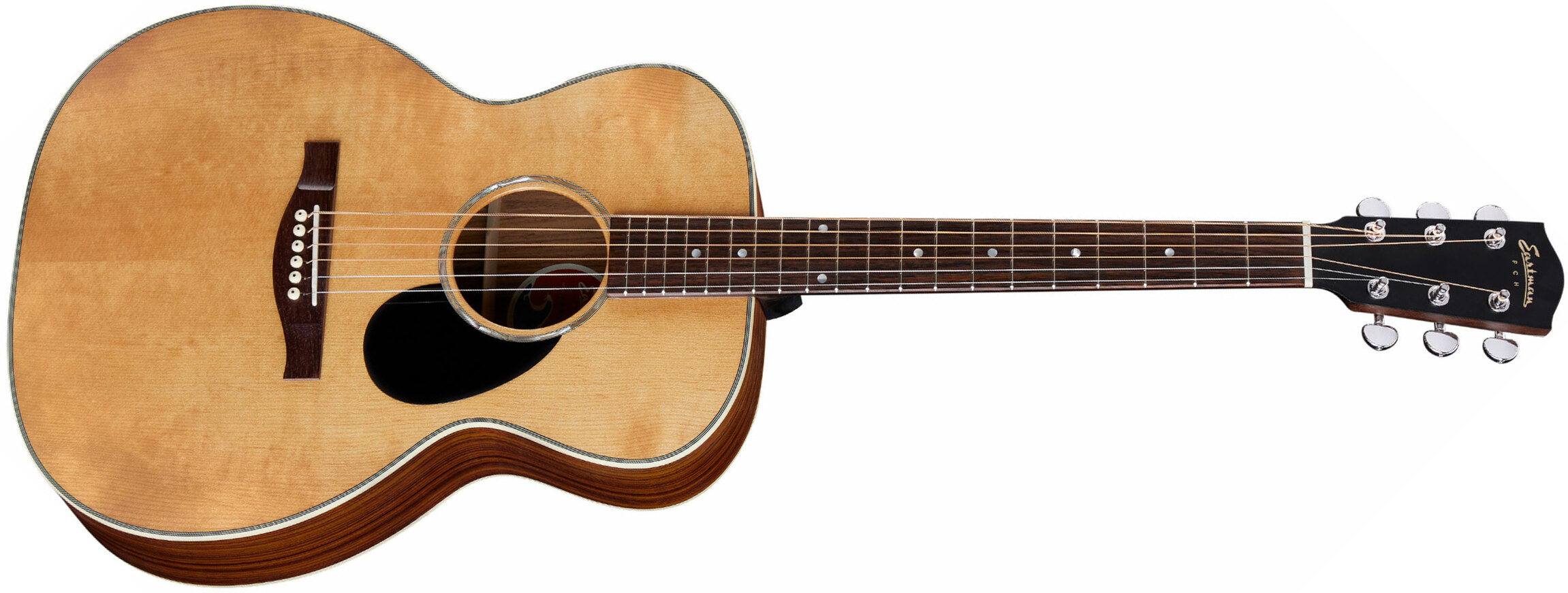 Eastman Pch2-om Orchestra Model Epicea Palissandre Rw - Truetone Natural Satin - Guitare Acoustique - Main picture