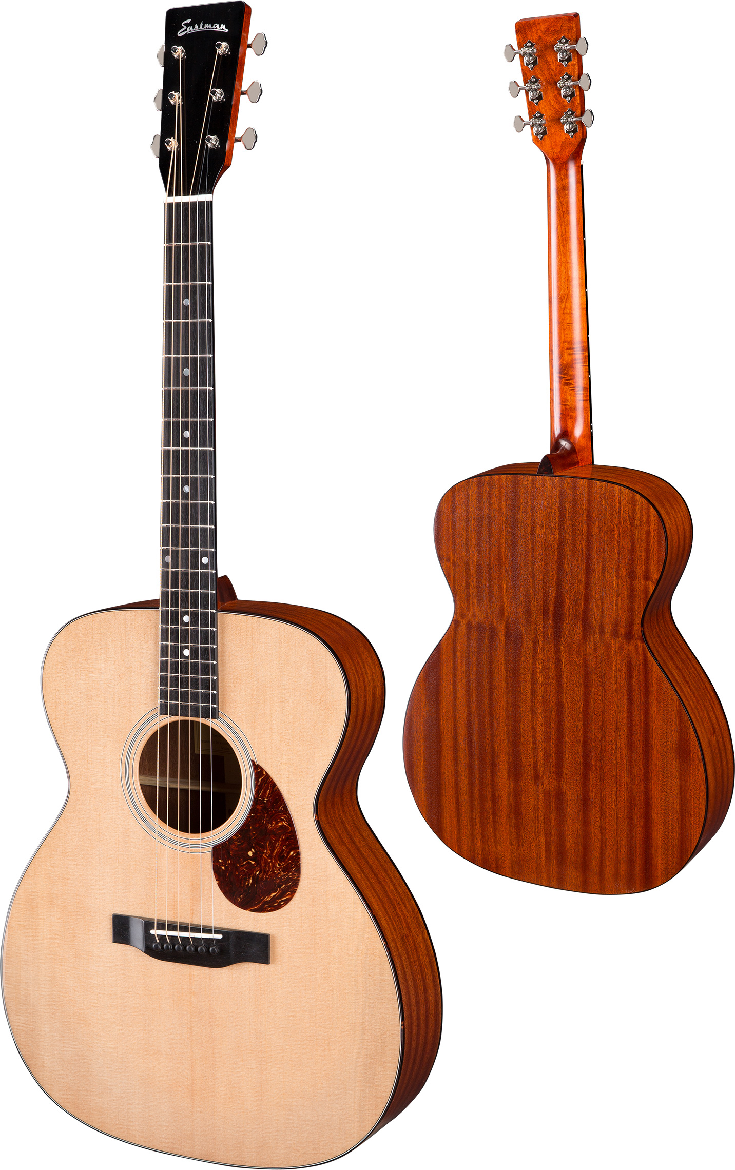 Eastman E1om Traditional Epicea Sapele Eb - Natural Satin - Guitare Acoustique - Variation 1