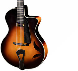 Guitare électrique 3/4 caisse & jazz Eastman Franck Vignola Model FV880CE - Sunburst