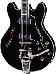 Guitare électrique 1/2 caisse Eastman Thinline T64/TV Ltd - Truetone vintage gloss black