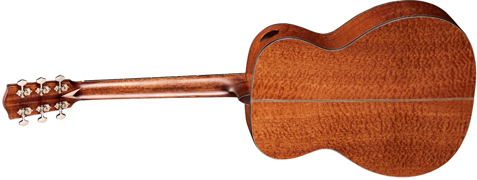 Eastman L-om-qs Orchestra Epicea Sapele Eb - Truetone Gloss Natural - Guitare Acoustique - Variation 1