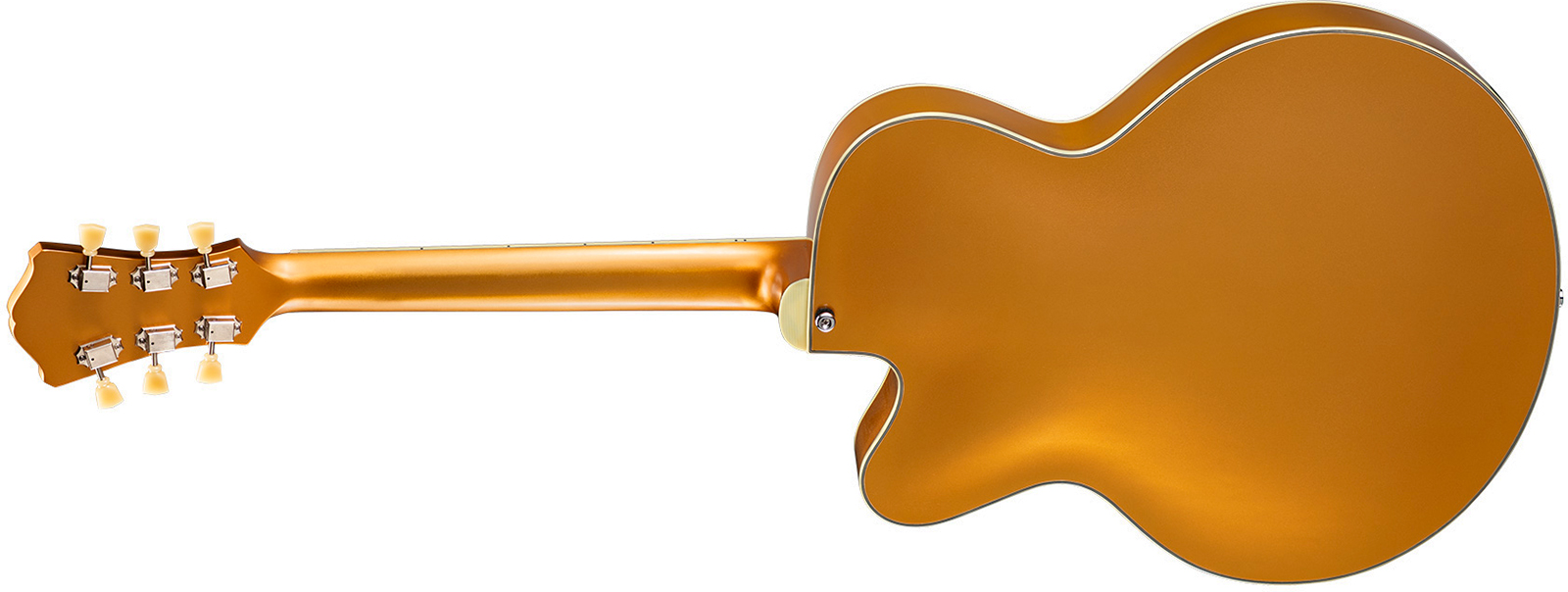 Eastman T58 Archtop 2h Trem Eb - Truetone Gloss Gold - Guitare Électrique 3/4 Caisse & Jazz - Variation 1